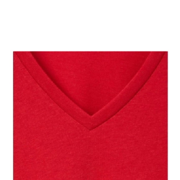 Torrid Long Sleeve Girlfriend Tee Red V-Neck 3X - Picture 4 of 6